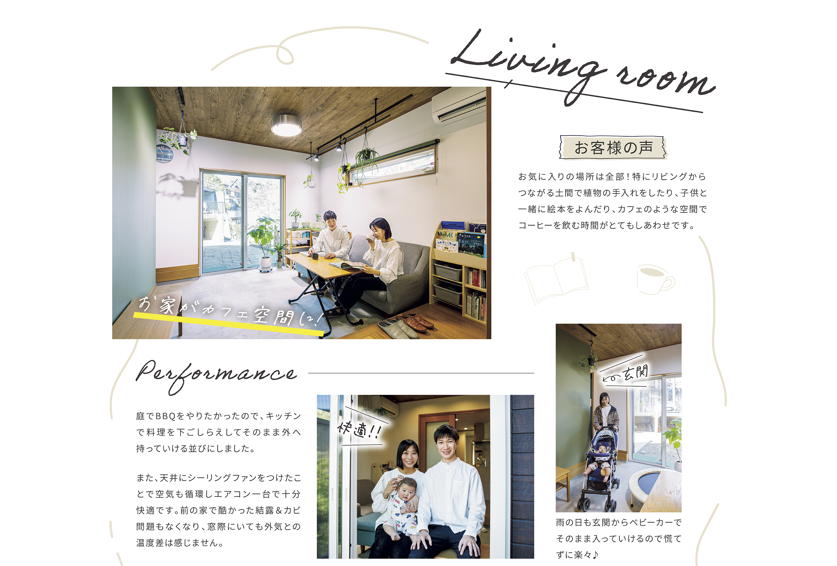 case2 Living space　お家がカフェ空間に！